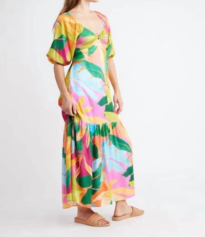 Seasonal Sale Tara Twist Maxi Dress In March Tropics Today Only