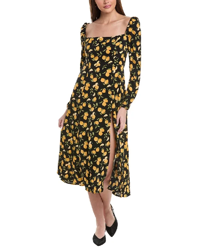 Trend Leading Collection REVERIEE Midi Dress Seasonal Trend