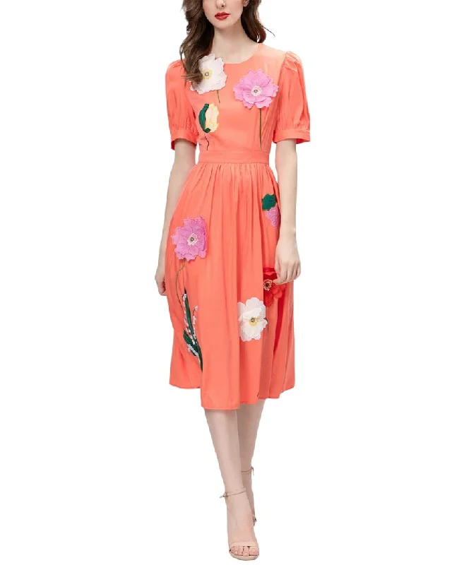 Valentine's Special BURRYCO Midi Dress Final Clearance