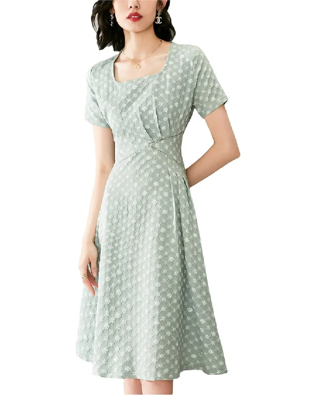 Season Offer Onebuye Midi Dress Feminine Soft - Hued Look