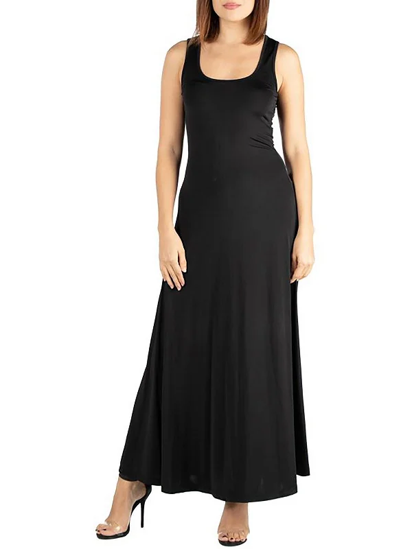 Massive Selection Sale Plus Womens Knit Sleeveless Maxi Dress Contemporary Elegance