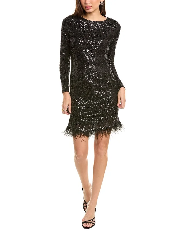 Evening Elegance Nanette Nanette Lepore Sequin Blouson Mini Dress Playful Elegance