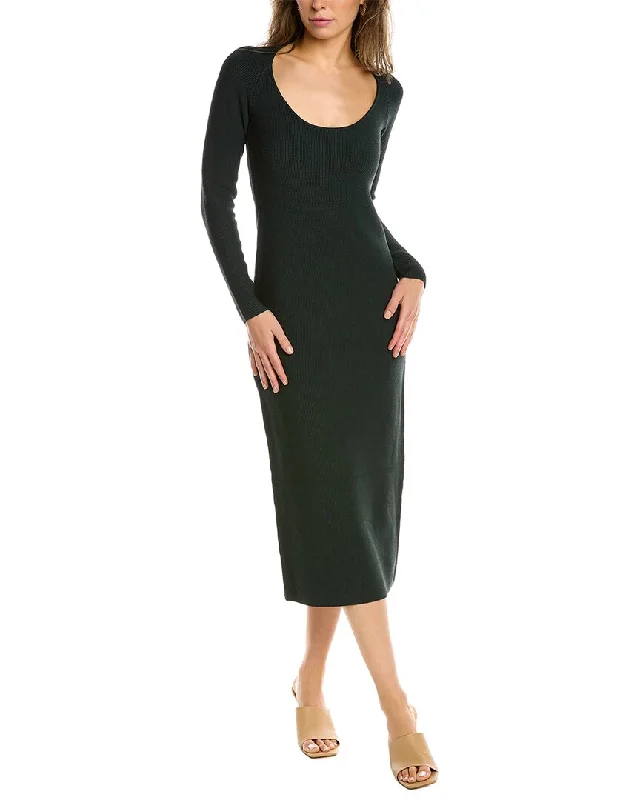 Seasonal Picks The Sei Textured Knit Midi Dress Effortless Sophistication