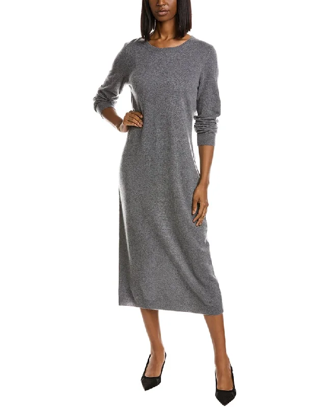 Trendy Fashion Sale philosophy Bateau Neck Cashmere Midi Dress Soft Textures