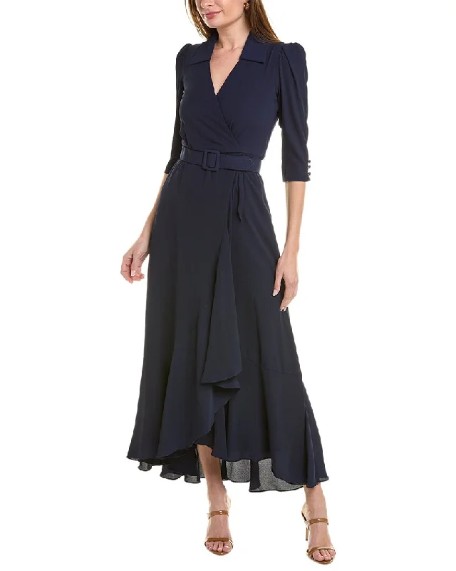 Boutique Styles Maison Tara Ghost-J Midi Dress Bold Silhouette