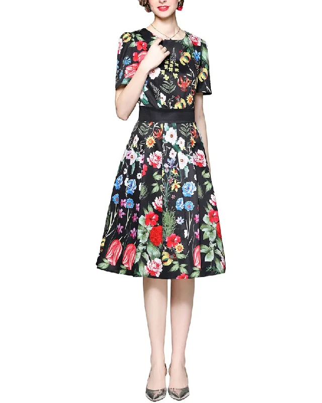 Flash Sale Now Kaimilan Midi Dress Tropical Island - Inspired Attire