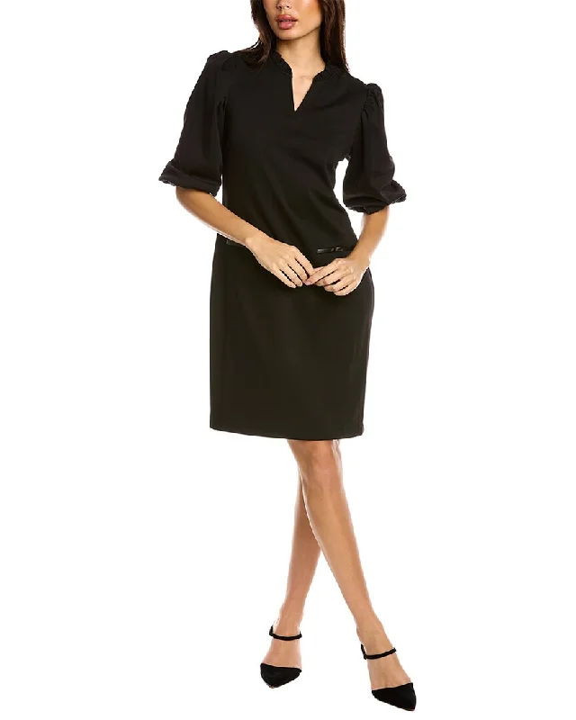 Crazy Discounts, Hurry Up Sharagano Stretch Sharkskin III Midi Dress Today Only