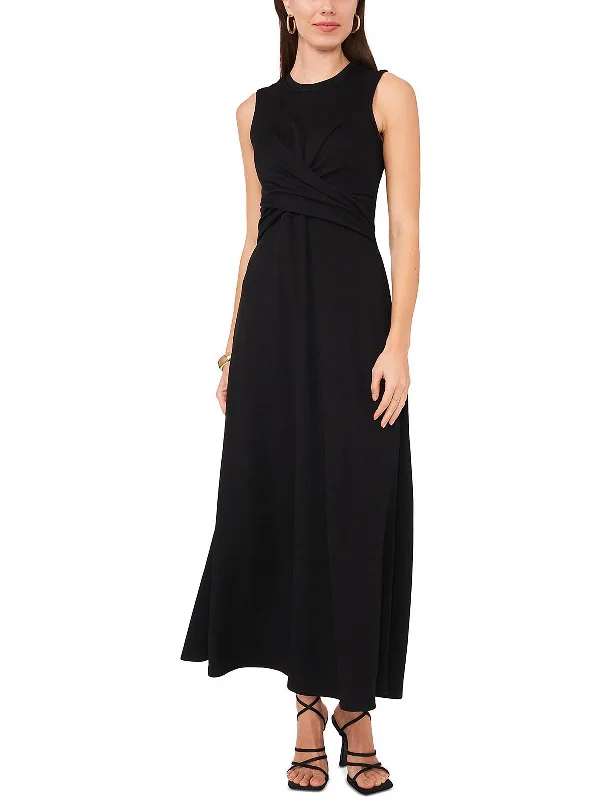 Seize Bargains Womens Textured Long Maxi Dress Chic Allure