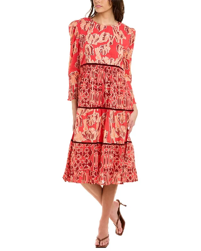 Exclusive Deals Online Ro's Garden Robin Midi Dress Urban Sophistication