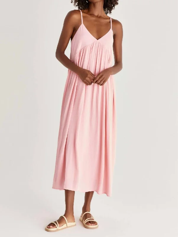 Flash Sale Fever Atlas Midi Dress in Guava Casual Elegance