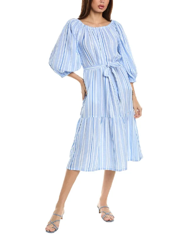 Break Fashion Norms Tommy Bahama Villa Solstice Midi Dress Elegant Details