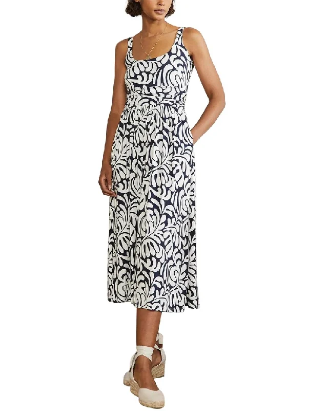 Laid-Back Fashion Offers Boden Scoop Neck Jersey Midi Dress Formal Outfit