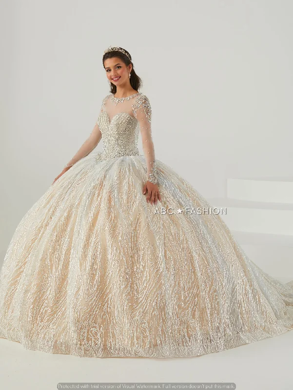 Mega Sales Long Sleeve Quinceanera Dress by House of Wu 26016 Romantic Flair