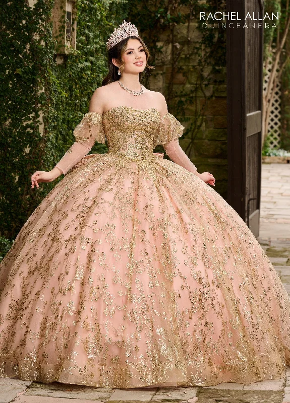 Top Deals Strapless Long Sleeve Quinceanera Dress by Rachel Allan RQ2176 Chic Sophistication