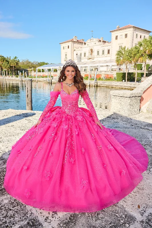 New Season Fashion Preview Sale Sequin Long Sleeve Quinceanera Dress by Amarra 54204 Summer Fashion