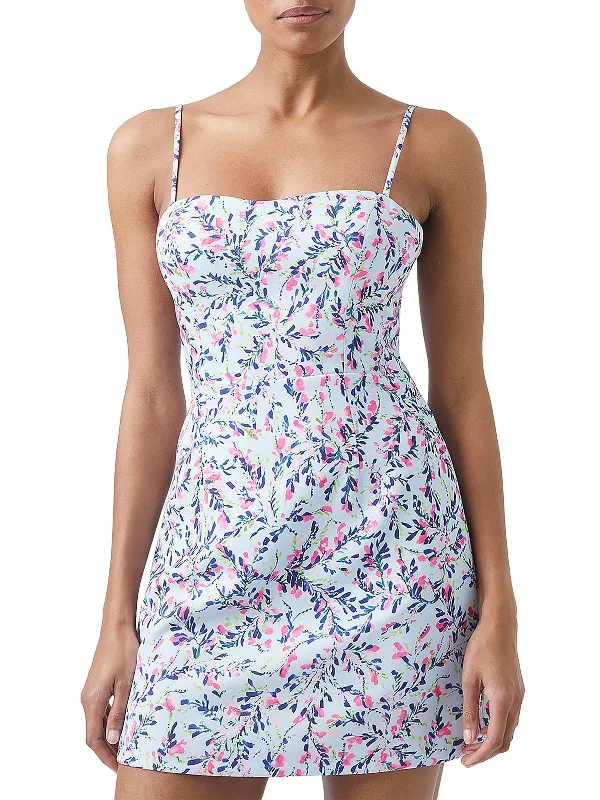 Clearance Sale, All Cheap Womens Floral Short Fit & Flare Dress Today Only