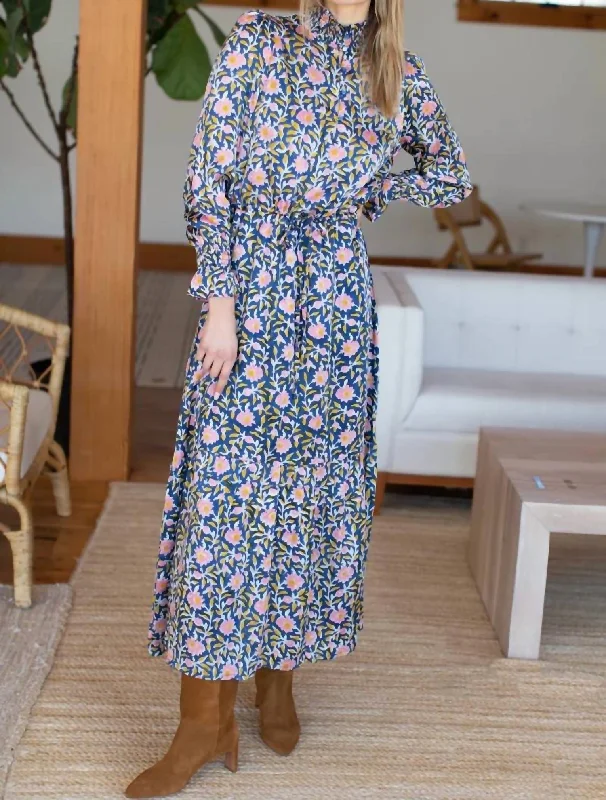 The Latest Trends Lucybella Maxi Dress In Floral Effortless Grace