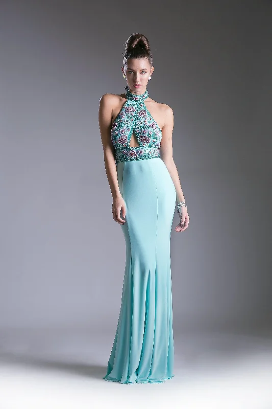 Ride The Style Wave Cinderella Divine CR770 Sexy Long Fitted Evening Gown Formal Dress Now On Sale For Chic Urban Styles