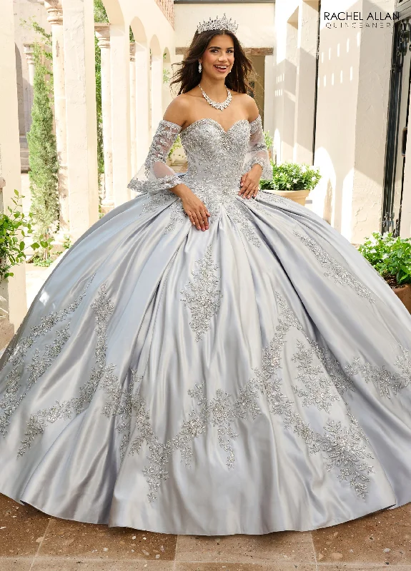 Don't Miss Out Long Sleeve Quinceanera Dress by Rachel Allan RQ2217 Classic Appeal