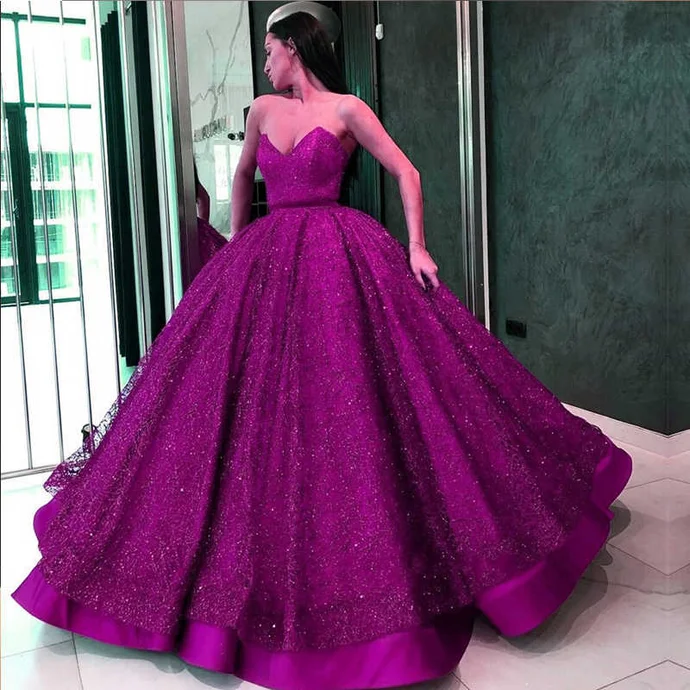 Comfort Meets Fashion Ball Gown Prom Dress Floor Length Quinceanera Dress    cg21085 Artful Design