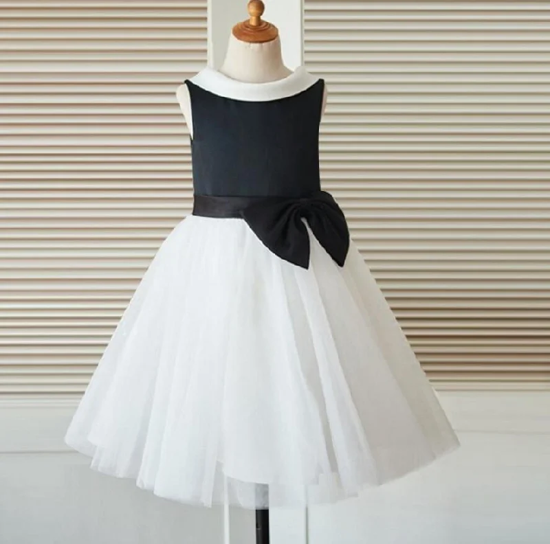 Urban Fashion Simple Soft Affordable Tulle Most Incredible Flower Girl Dresses, Junior Bridesmaid Dresses, FG092 Graceful Drape