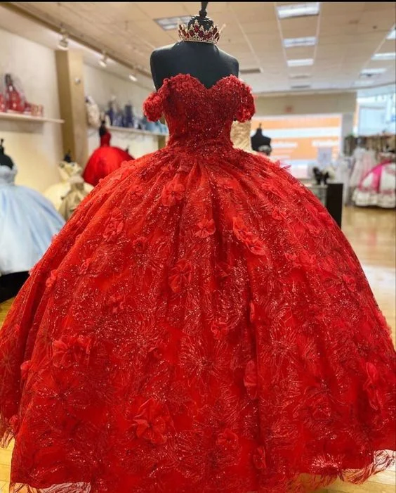 Fashion Sale ball gown Prom Dress Applique Long Evening Dress red Party Dress    cg21044 Casual Elegance