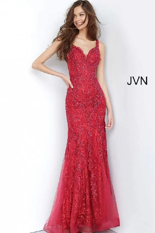 Hot Styles Jovani 02319 Long Mermaid Prom Gown Sale Graceful Drape