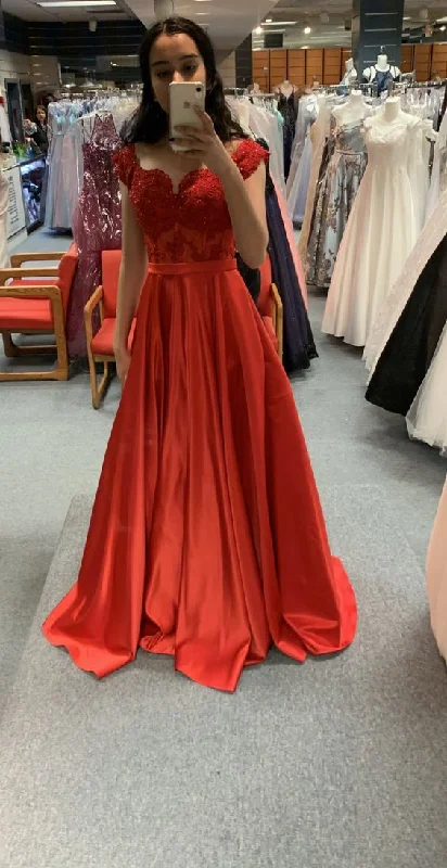 Get The Latest Trends Charming V-Neck A-Line Prom Dresses, Evening Dress Prom Gowns, Formal Women Dress,Prom Dress     cg21141 Flowing Silhouette